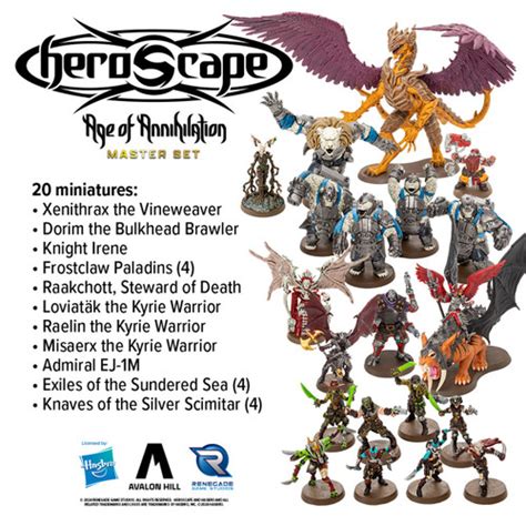hrescape|heroscape figure list.